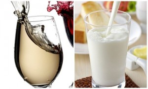 cách làm trắng da toàn thân, Cách làm trắng da toàn thân với hỗn hợp rượu và sữa tươi không đường, cách làm trắng da
