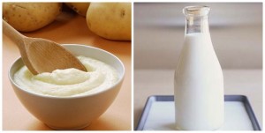 Cách làm mặt nạ trắng da từ khoai tây và sữa tươi