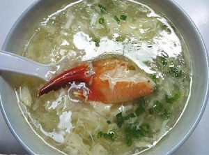 Các món ăn ngon súp cua biển