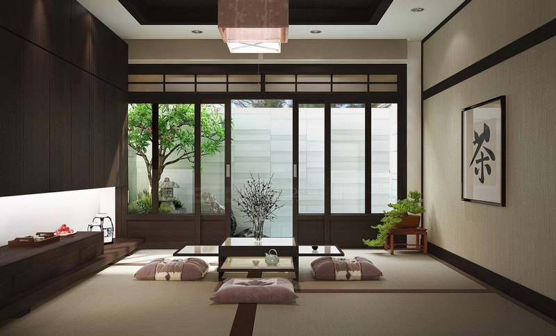 Thiết kế nội thất Nhật Bản 3