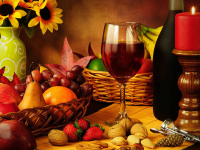 uống rượu vang ăn trái cây gì