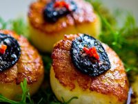 Cách làm món tỏi đen nướng sò điệp